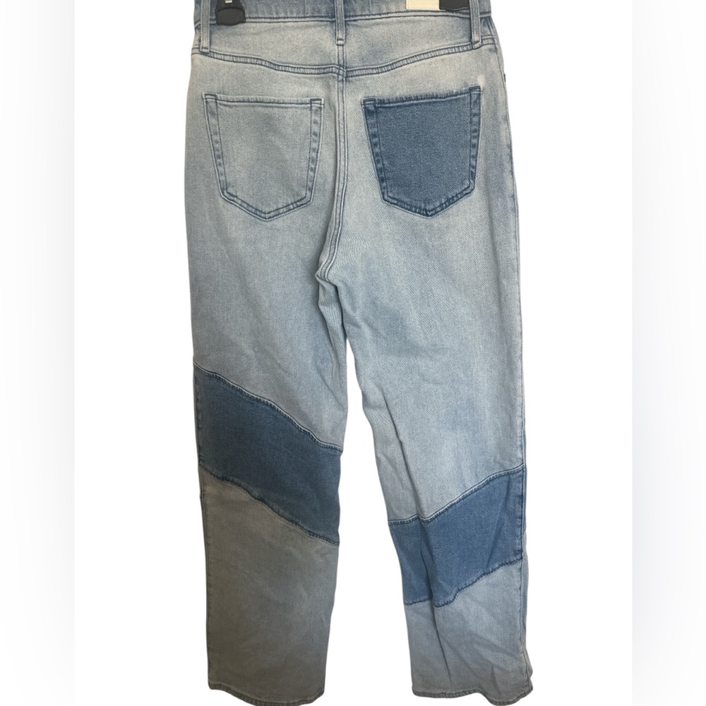 Hollister Ultra High-Rise Dad Jean wide leg Y2K patchwork 27/31 5R - Picture 4 of 9